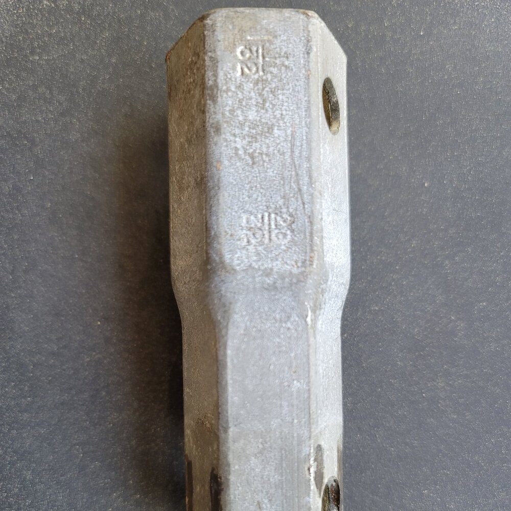  Antique Deep Socket Wrench 1  1/32   20/32 ?  Mechanic Collectible Tool 4" long